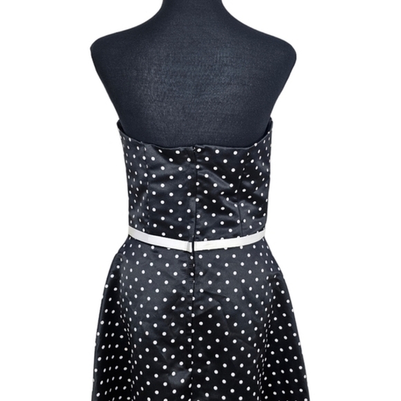 Gunne Sax Jessica McClintock Vintage Rockabilly Retro 50s Polka Dot Swing Dress - Picture 12 of 13